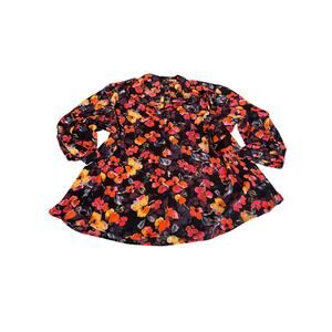 Investments ll womens top size 2x floral print